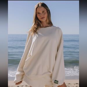 Daily Drills Sand oversized Crew Set